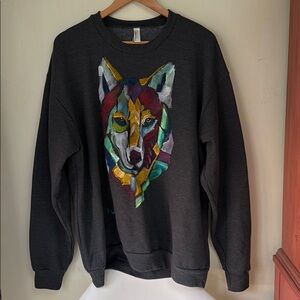 Sweatshirt XL Gray American Apparel